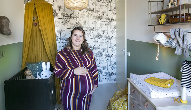Baby tour in de babykamer van Sophie vol kleur & patronen