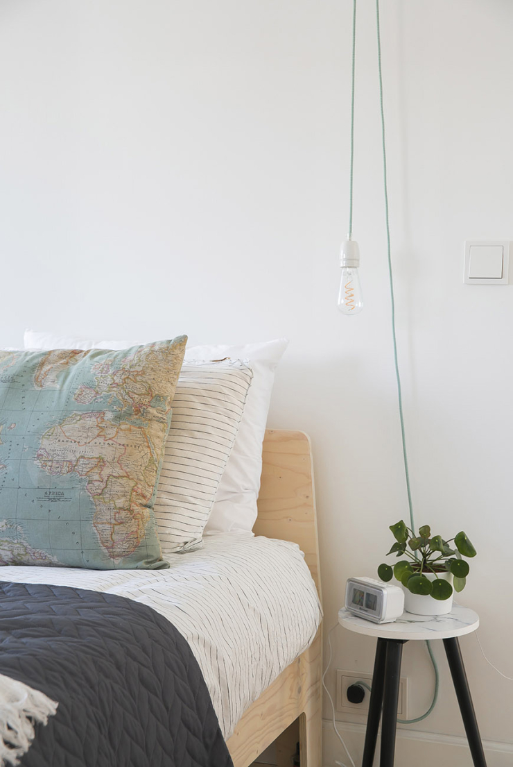 Slaapkamer DIY: een nachtlampje een handomdraai - Interior junkie